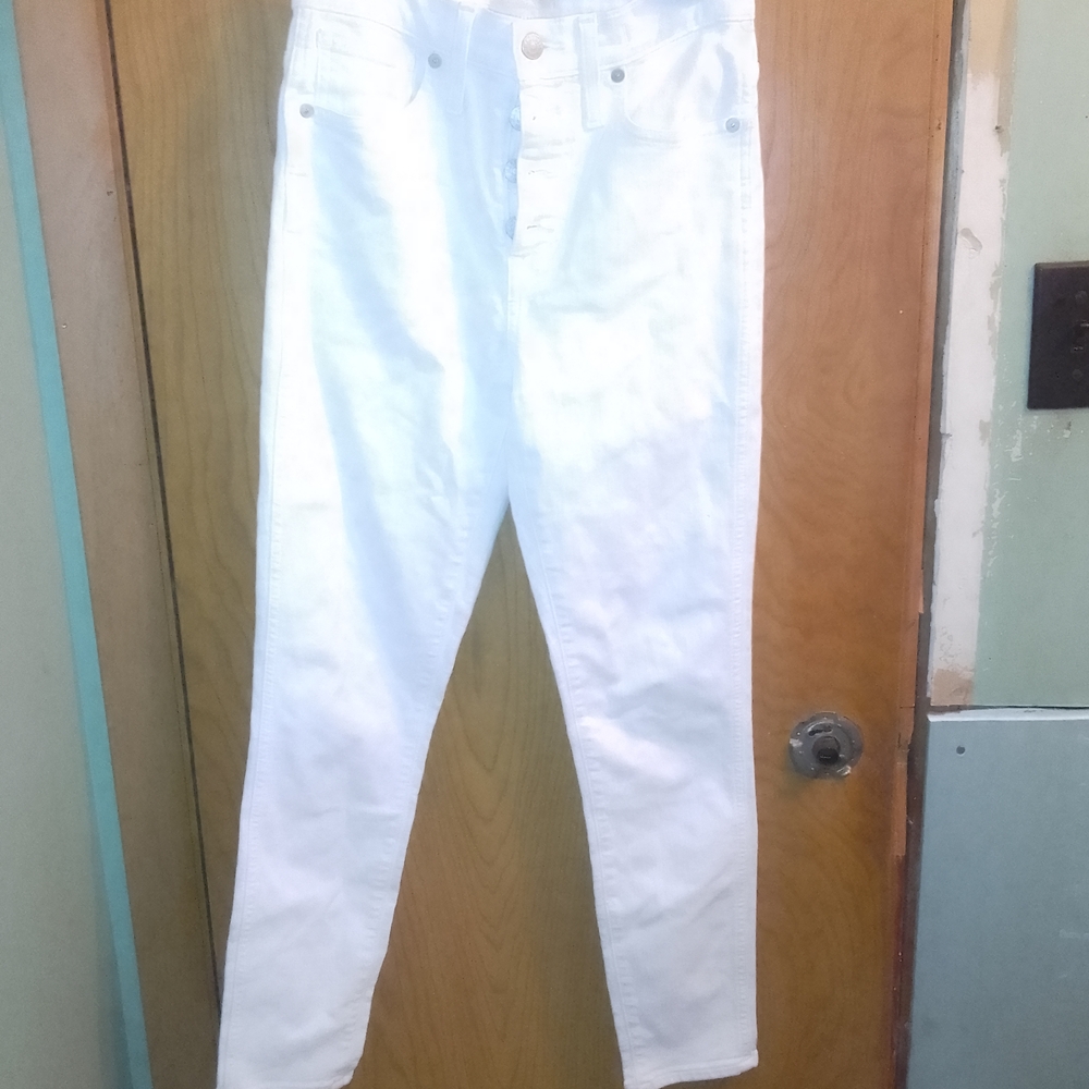 Classic White Slim Men's Jeans‎